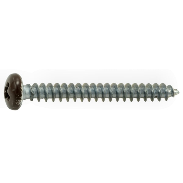 Midwest Fastener Sheet Metal Screw, #8 x 1-1/2 in, Painted Steel Pan Head Phillips Drive, 25 PK 37904 - main